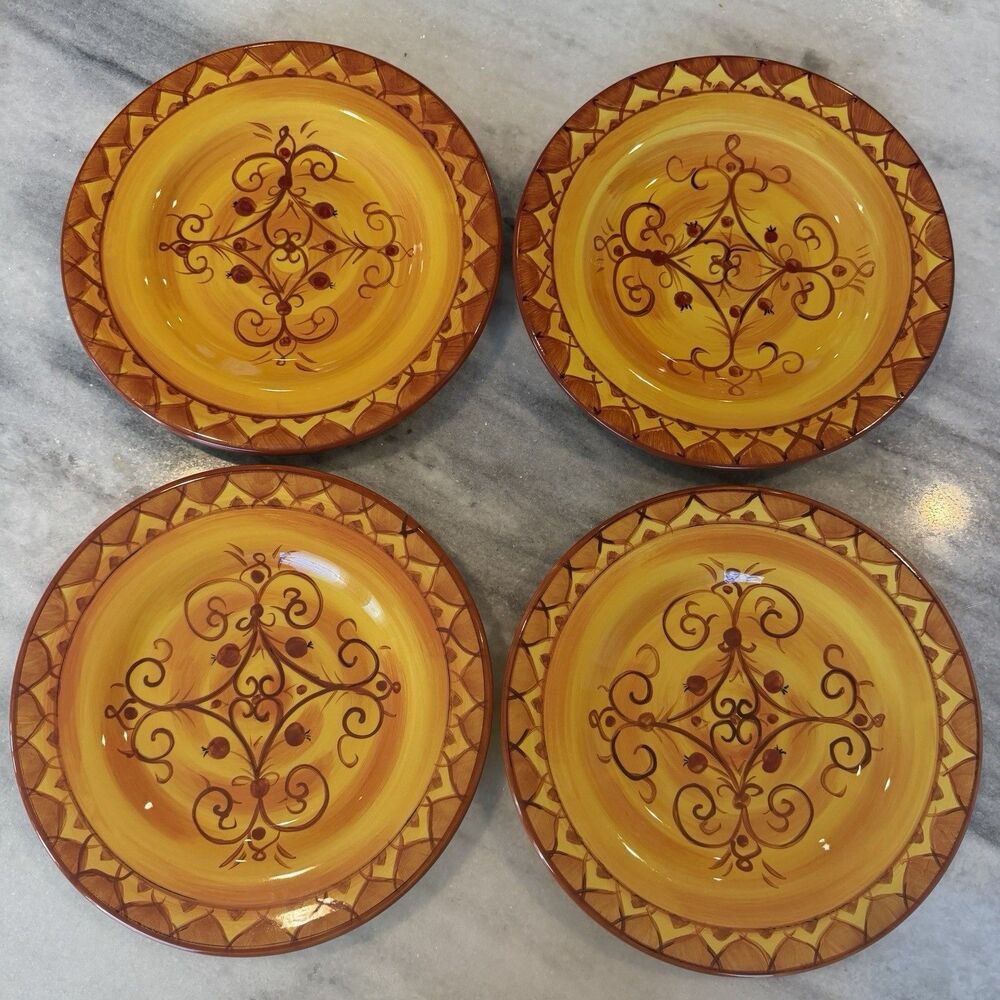 Pier 1 One‎ Karistan Salad Plates | Earthenware | Set of 4